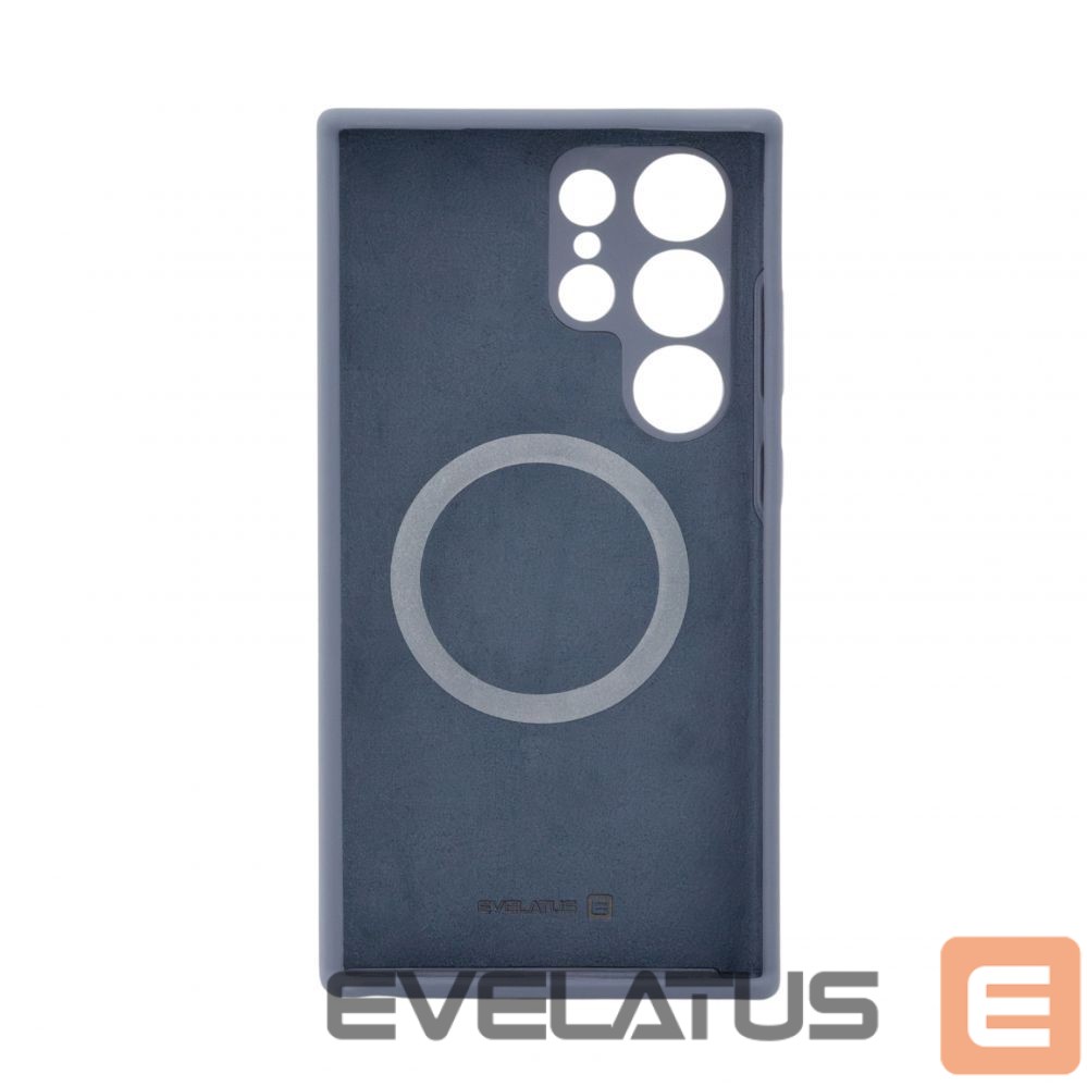 Tagakaaned Evelatus Samsung Galaxy S24 Ultra Premium Magsafe Soft Touch Silicone Case Midnight Blue