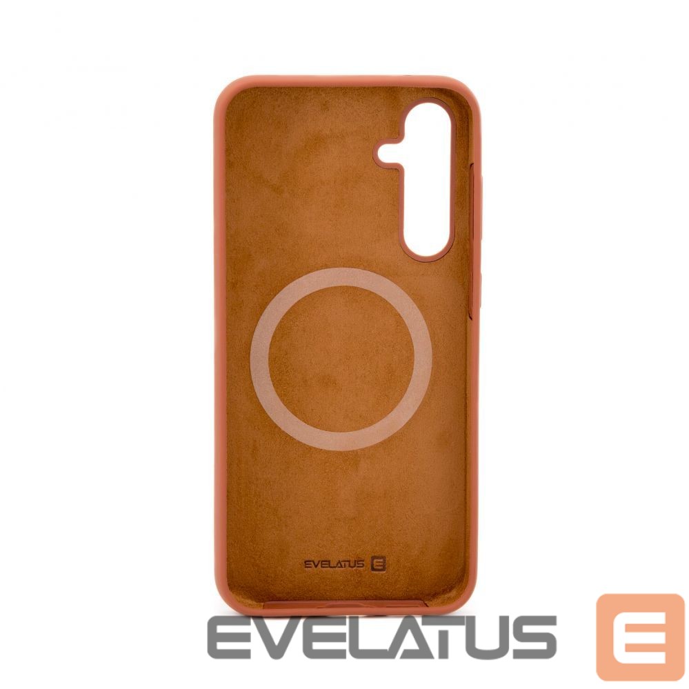 Tagakaaned Evelatus Samsung Galaxy S23 FE Premium Soft Touch Silicone Case Saddle Brown