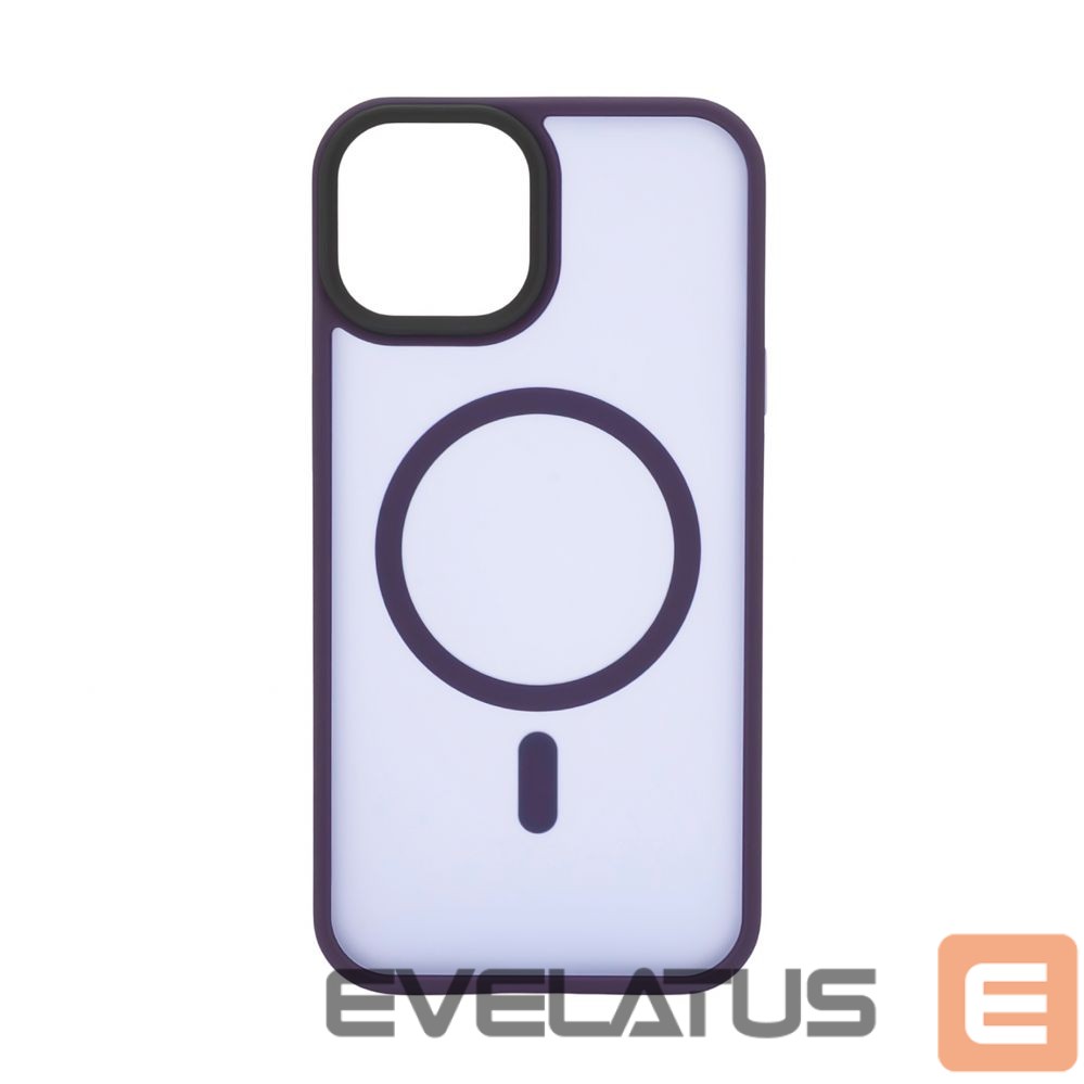 Tagakaaned Evelatus Apple iPhone 14 Hybrid Case With MagSafe PC+TPU Deep Purple