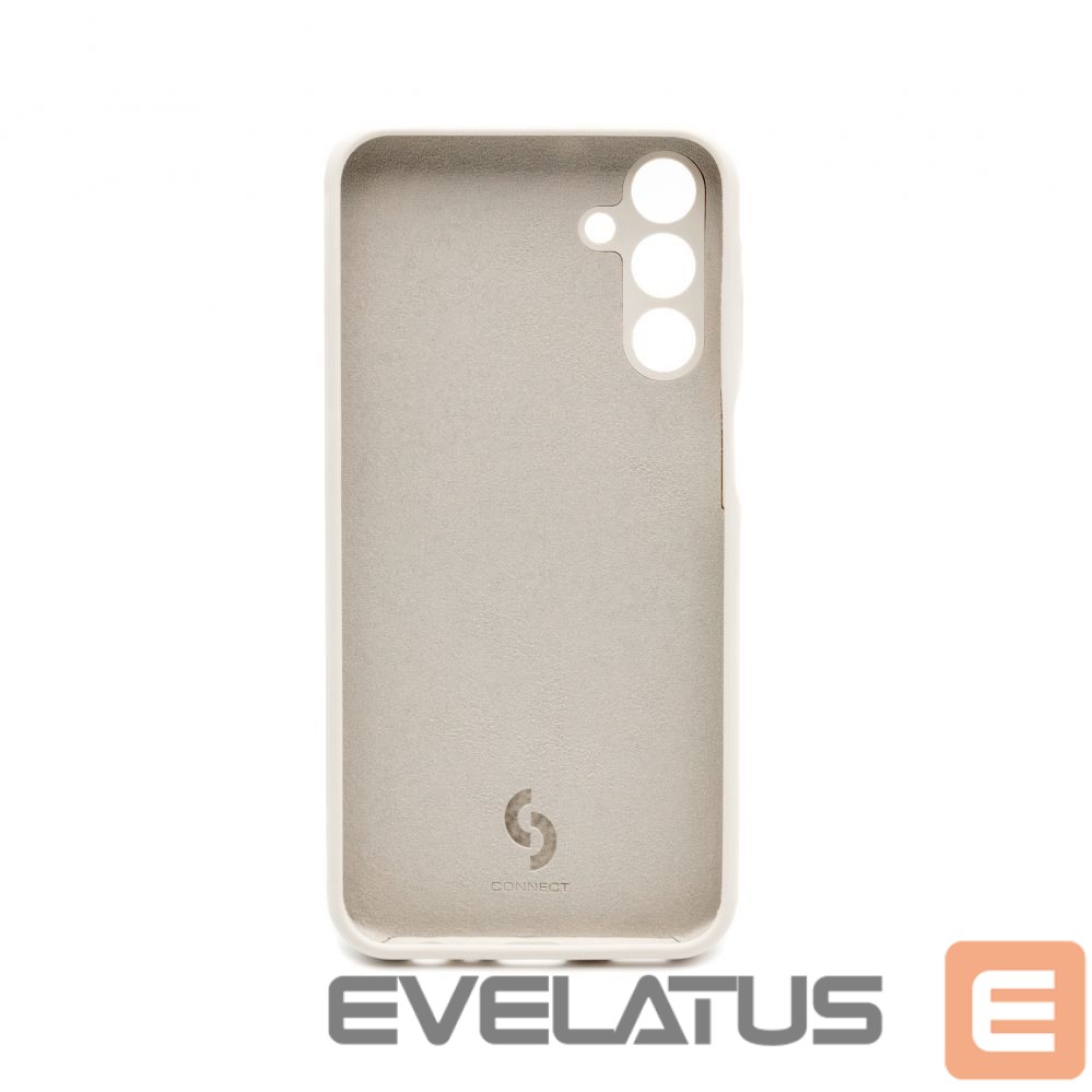 Tagakaaned Connect Samsung Galaxy A15 Premium Quality Soft Touch Silicone Case Antique White