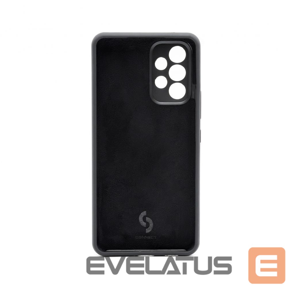 Tagakaaned Connect Samsung Galaxy A53 Premium Quality Soft Touch Silicone Case Black