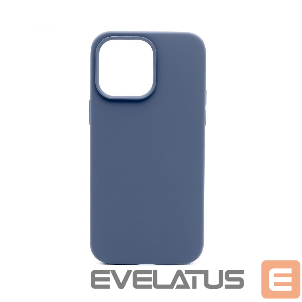 Tagakaaned Connect Apple iPhone 14 Pro Max Premium Magsafe Soft Touch Silicone Case New Function Midnight Blue