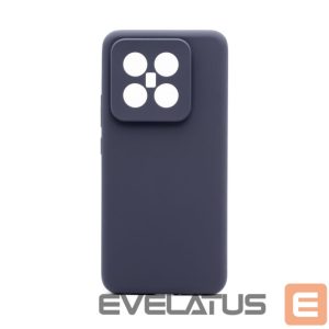 Tagakaaned Connect Xiaomi 14 Pro Premium Quality Magnetic Soft Touch Silicone Case Midnight Blue