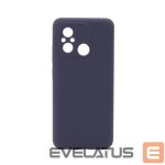 Tagakaaned Connect Xiaomi Redmi 12C Premium Quality Soft Touch Silicone Case Midnight Blue