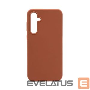 Tagakaaned Connect Samsung Galaxy S23 FE Premium Quality Magnetic Soft Touch Silicone Case Saddle Brown