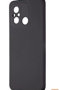 Tagakaaned iLike Xiaomi Redmi 12C Matte TPU Case Black