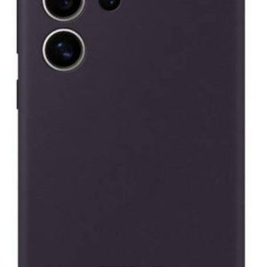 Tagakaaned Samsung - Galaxy S24 Ultra Dark Silicone Cover Violet