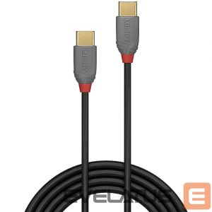 Kaabel LINDY  CABLE USB2 TYPE C 1M/ANTHRA 36871 