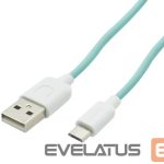 Kaabel USAMS  US-SJ098 USB A to Micro USB Charging Cable 1M Cyan