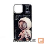 Tagakaaned iLike Apple iPhone 15 PC Silicone Case Spider Sense Black Silver