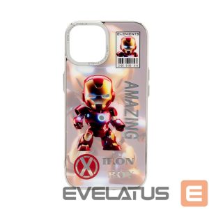 Tagakaaned iLike Apple iPhone 15 PC Silicone Case Iron Boy
