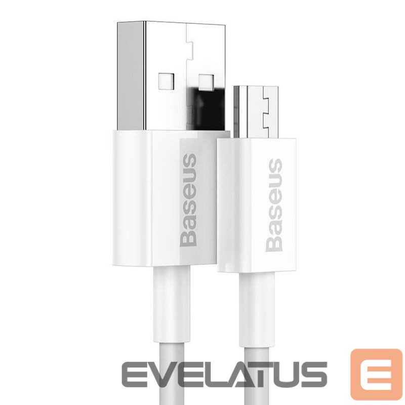 Kaabel Baseus - Superior Fast Charging Data Cable MicroUSB 1m White