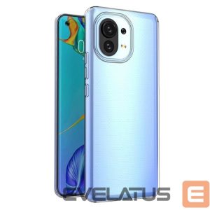 Tagakaaned Evelatus Xiaomi Xiaomi Mi 11 Clear Silicone Case 1.5mm TPU Transparent