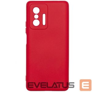 Tagakaaned Evelatus Xiaomi Xiaomi 11T/11T Pro Nano Silicone Case Soft Touch TPU Red
