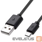 Kaabel Evelatus Universal Universal Micro USB Cable Bulk Black