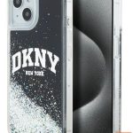 Tagakaaned DKNY Apple iPhone 15 hardcase Liquid Glitter Big Logo Black