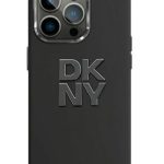 Tagakaaned DKNY Apple iPhone 15 hardcase Liquid Silicone Metal Logo Black
