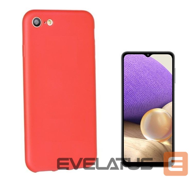 Tagakaaned iLike Samsung Galaxy A32 silicone case Red