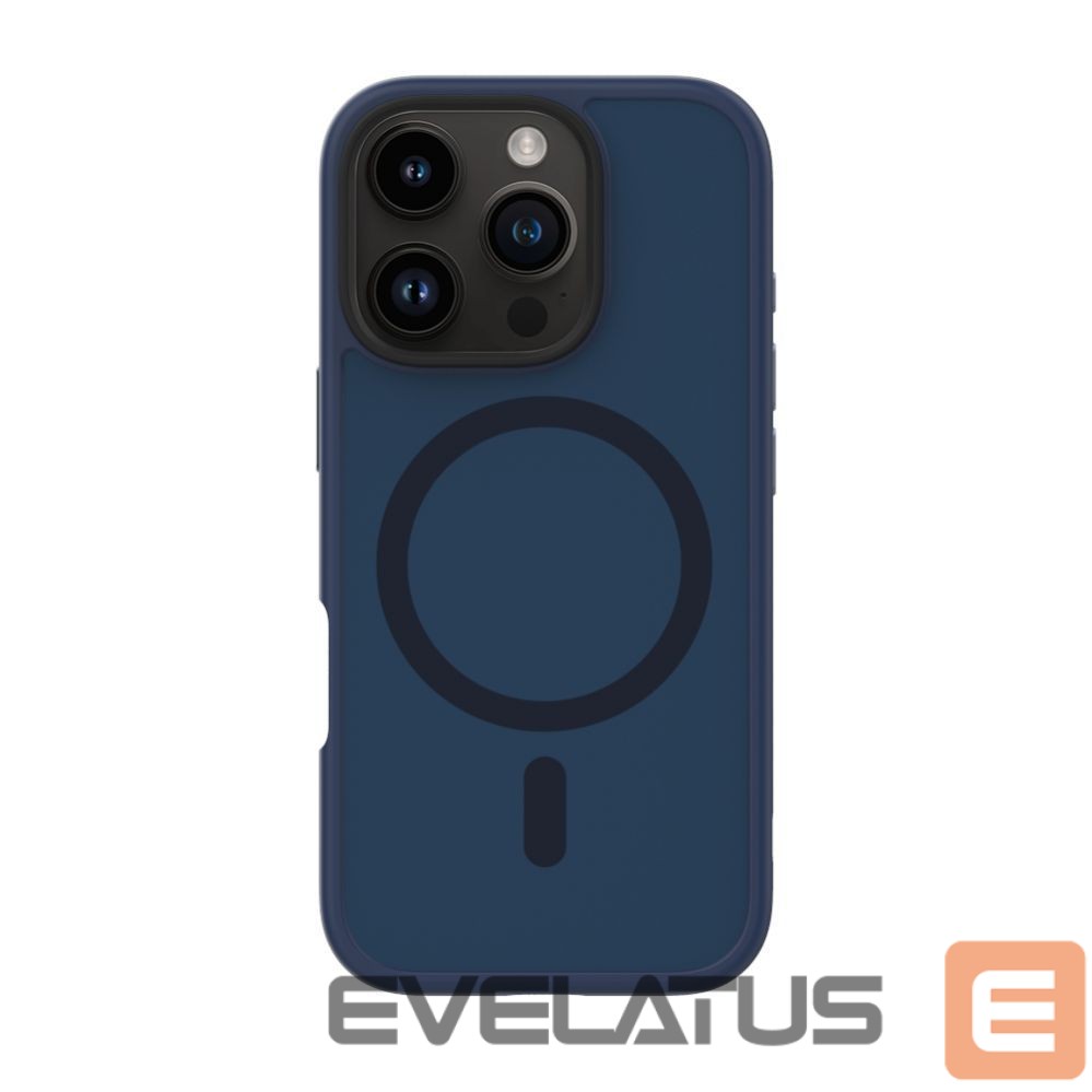 Tagakaaned Evelatus Apple iPhone 16 Pro Hybird Case With Magsafe PC+TPU Dark Blue