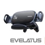 Automaatne hoidja Baseus  LightChaser BS-CM029 car holder with triple coil inductive charger Black
