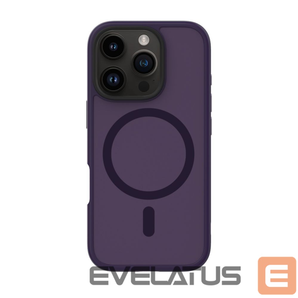 Tagakaaned Evelatus Apple iPhone 16 Pro Hybird Case With Magsafe PC+TPU Purple
