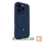 Tagakaaned Evelatus Apple iPhone 16 Pro Premium Magsafe with Stand Soft Touch Silicone Case Dark Blue