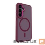 Tagakaaned Evelatus Samsung Galaxy S24 Shield Case With Magsafe matte Red