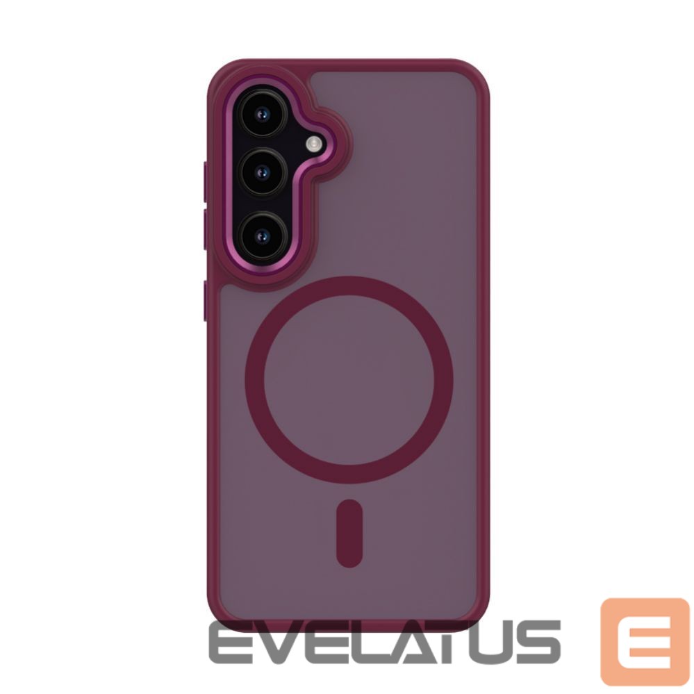 Tagakaaned Evelatus Samsung Galaxy S24 Shield Case With Magsafe matte Red