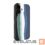 Tagakaaned Evelatus Apple iPhone 16 Multi-Colored Silicone Case With MagSafe Aura Blue