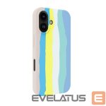 Tagakaaned Evelatus Apple iPhone 16 Multi-Colored Silicone Case With MagSafe Beige Cream