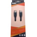Kaabel -  BULLET Type C - Type C 1m, 2.4A Black