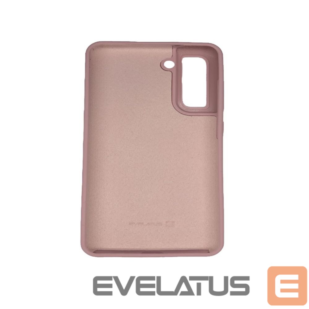 Tagakaaned Evelatus Samsung Galaxy S21 FE Premium Soft Touch Silicone Case Pink Sand