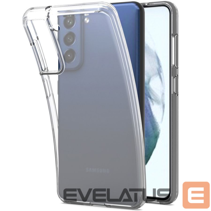 Tagakaaned Evelatus Samsung Galaxy S21 FE Clear Silicone Case 1.5mm TPU Transparent