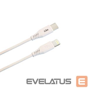 Kaabel iLike  iLike Charging Cable Type-C to Lightning CTL01 White