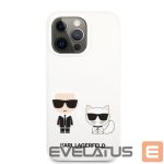 Tagakaaned Karl Lagerfeld Apple iPhone 13 Pro Choupette Liquid Silicone Case White