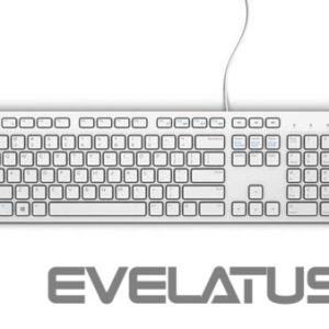 Arvuti klaviatuur Dell  KB216 Multimedia, Wired, EN, USB, White 