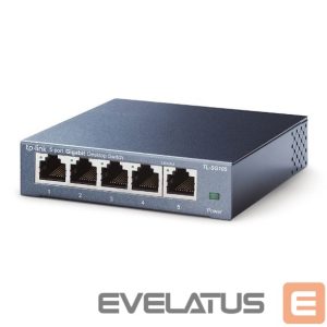 Server – muud tarvikud TP-Link  Switch TL-SG105 Unmanaged, Desktop, 1 Gbps (RJ-45) ports quantity 5, Power supply type External 