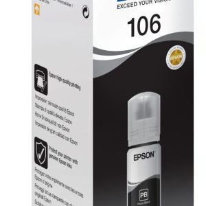Tarvikud ja tarvikud EPSON  Ecotank Photo 106 Ink Bottle, Black 