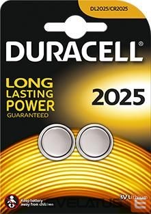 Muu arvutitarvik Duracell Button Cells DL2025 Lithium, 2 pc(s)