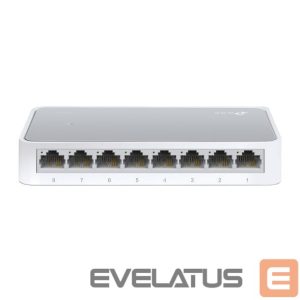 Server – muud tarvikud TP-Link  Switch TL-SF1008D Unmanaged, Desktop, 10/100 Mbps (RJ-45) ports quantity 8, Power supply type External 