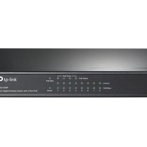 Server – muud tarvikud TP-Link  Switch TL-SG1008P Unmanaged, Desktop, 1 Gbps (RJ-45) ports quantity 8, PoE ports quantity 4, Power supply type External 
