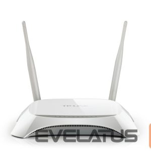 Ruuterid TP-Link  3G/4G Router TL-MR3420 802.11n, 300 Mbit/s, 10/100 Mbit/s, Ethernet LAN (RJ-45) ports 4, 3G/4G via optional USB adapter, Antenna type 2xExternal, 1xUSB 2.0 