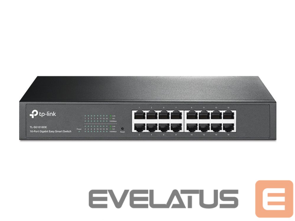 Server – muud tarvikud TP-Link Switch TL-SG1016DE Web Managed, Rackmountable, 1 Gbps (RJ-45) ports quantity 16