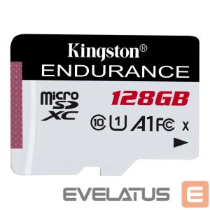Mälukaardid Kingston  Endurance 95R 128 GB, Micro SD, Flash memory class 10
