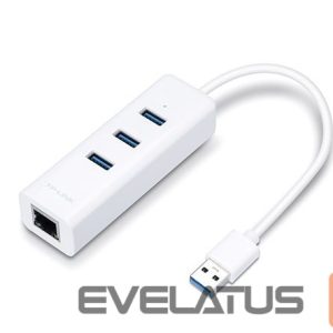 Muu arvutitarvik TP-Link  USB 3.0 3-Port Hub & Gigabit Ethernet Adapter 2 in 1 USB Adapter UE330 