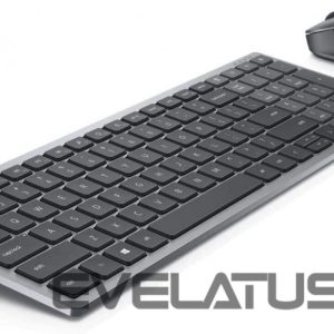 Arvuti klaviatuur Dell  KM7120W Keyboard and Mouse Set, Wireless, Batteries included, EN/LT, Titan Gray 