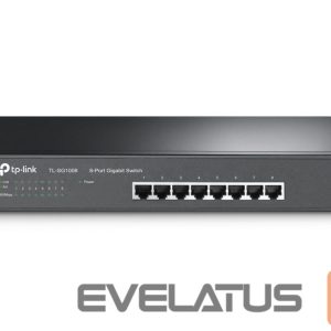 Server – muud tarvikud TP-Link  8-Port Gigabit Switch TL-SG1008	 10/100/1000 Mbps (RJ-45), Unmanaged, Desktop/Rackmountable, Ethernet LAN (RJ-45) ports 8 