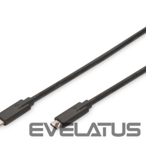 Kaabel Digitus  USB Type-C Connection Cable AK-300139-010-S USB Male 3.1 Gen 2 (Type C), USB Male 3.1 Gen 2 (Type C), Black, 1 m 