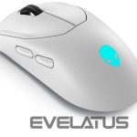 Arvutihiir Dell  Mouse Alienware Tri-Mode AW720M 2.4GHz Wireless Gaming Mouse, Lunar light 