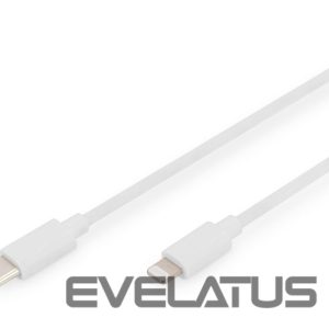 Kaabel Digitus  Lightning to USB-C data/charging cable DB-600109-020-W USB-C to Lightning, USB C, Apple Lightning 8-pin, 2 m 